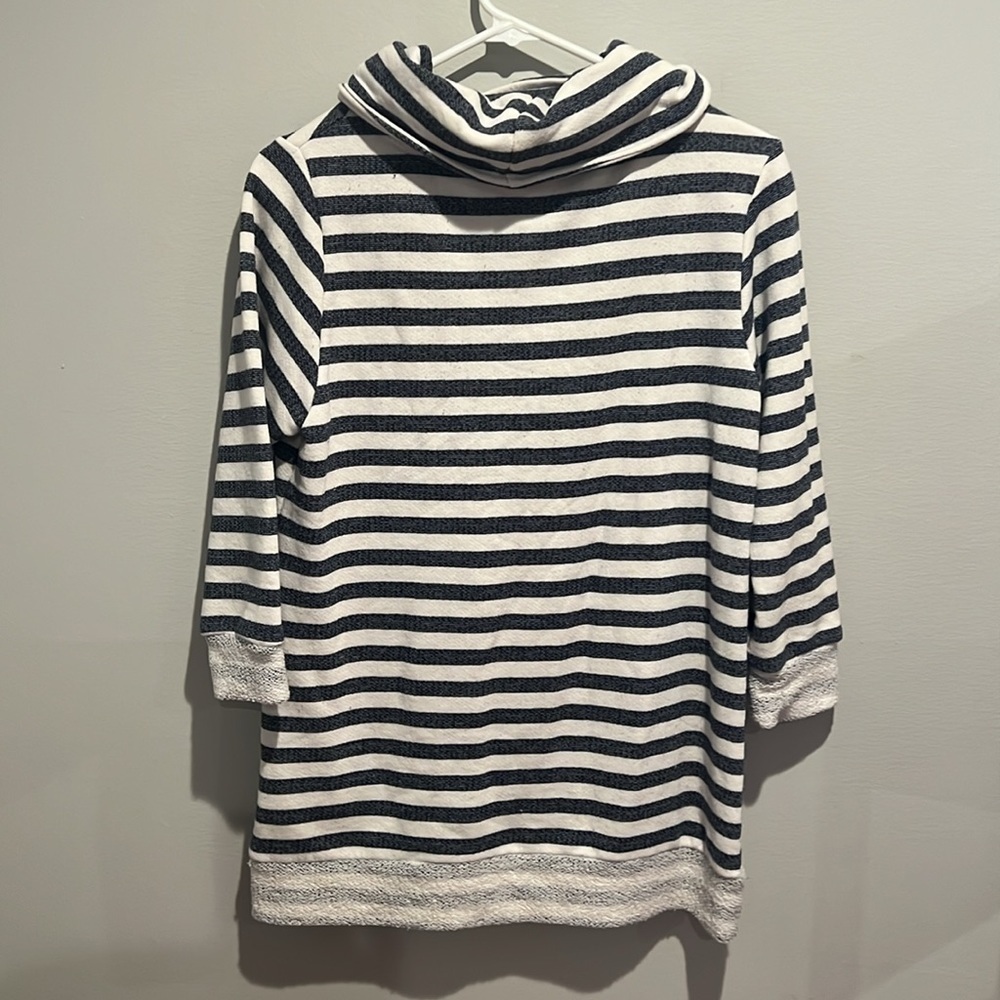 Cowl Neck Drawstring Sweater - Picture 5 of 6
